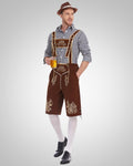 Schwarzes Oberteil + Braune Hose + Brauner Hut
